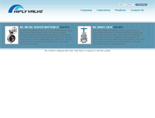Tablet Screenshot of hiflyvalve.gautech.net